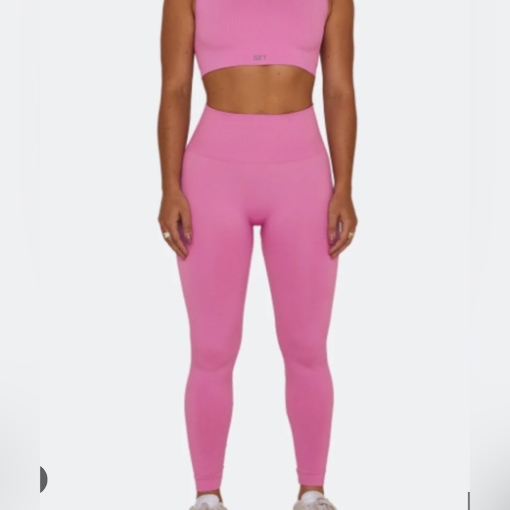 SET Active Pink Leggings